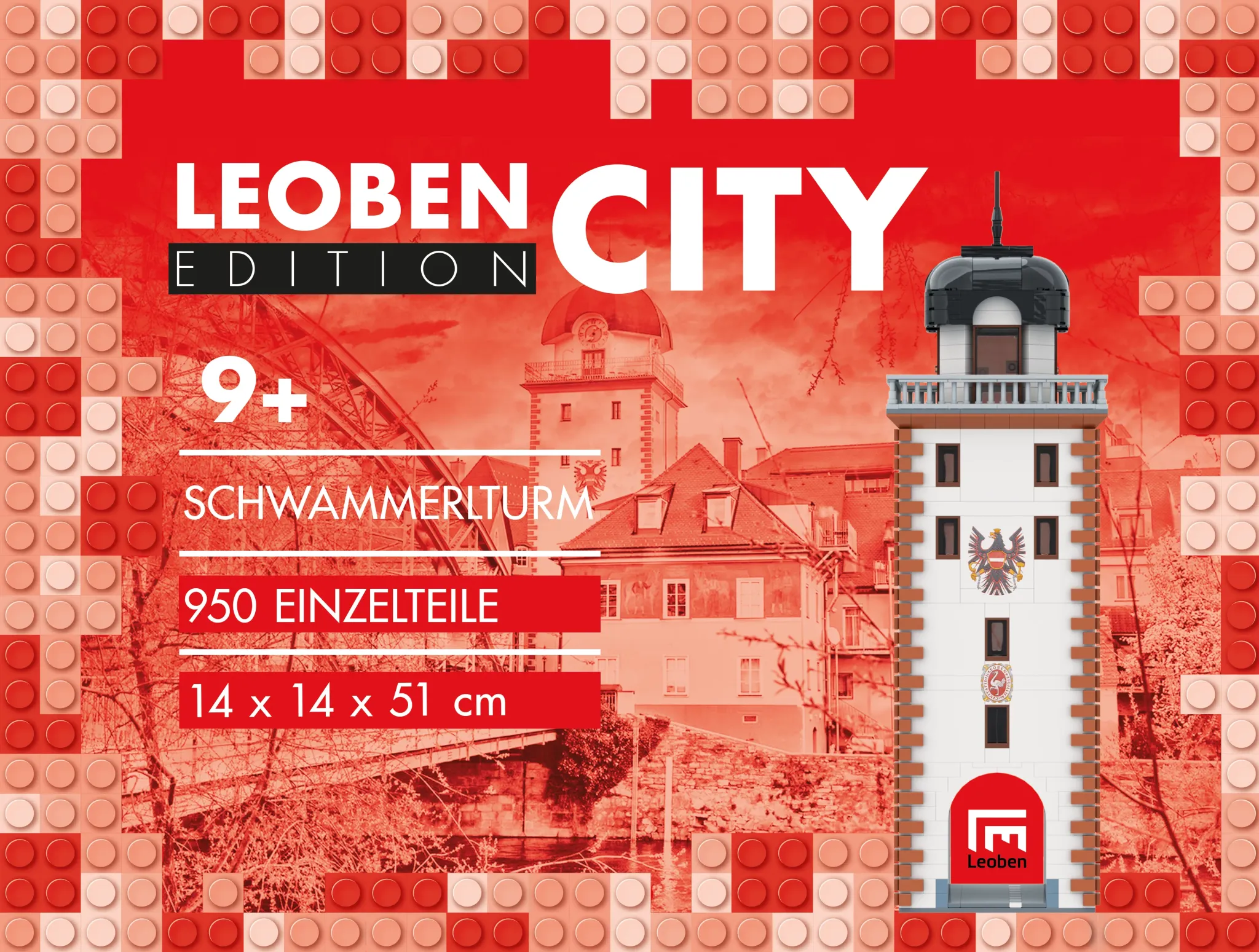 Leoben City - Konzept aus Klemmbausteinen