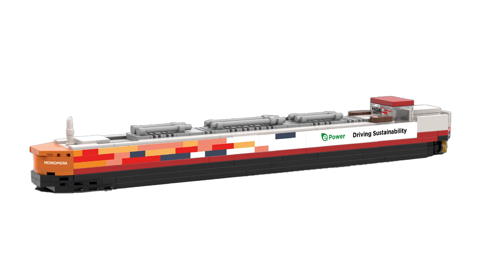 HGK Monomera Schiff - Modell aus Klemmbausteinen