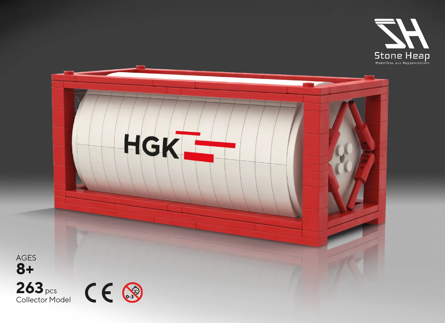 HSB Tankcontainer - Konzept aus Klemmbausteinen