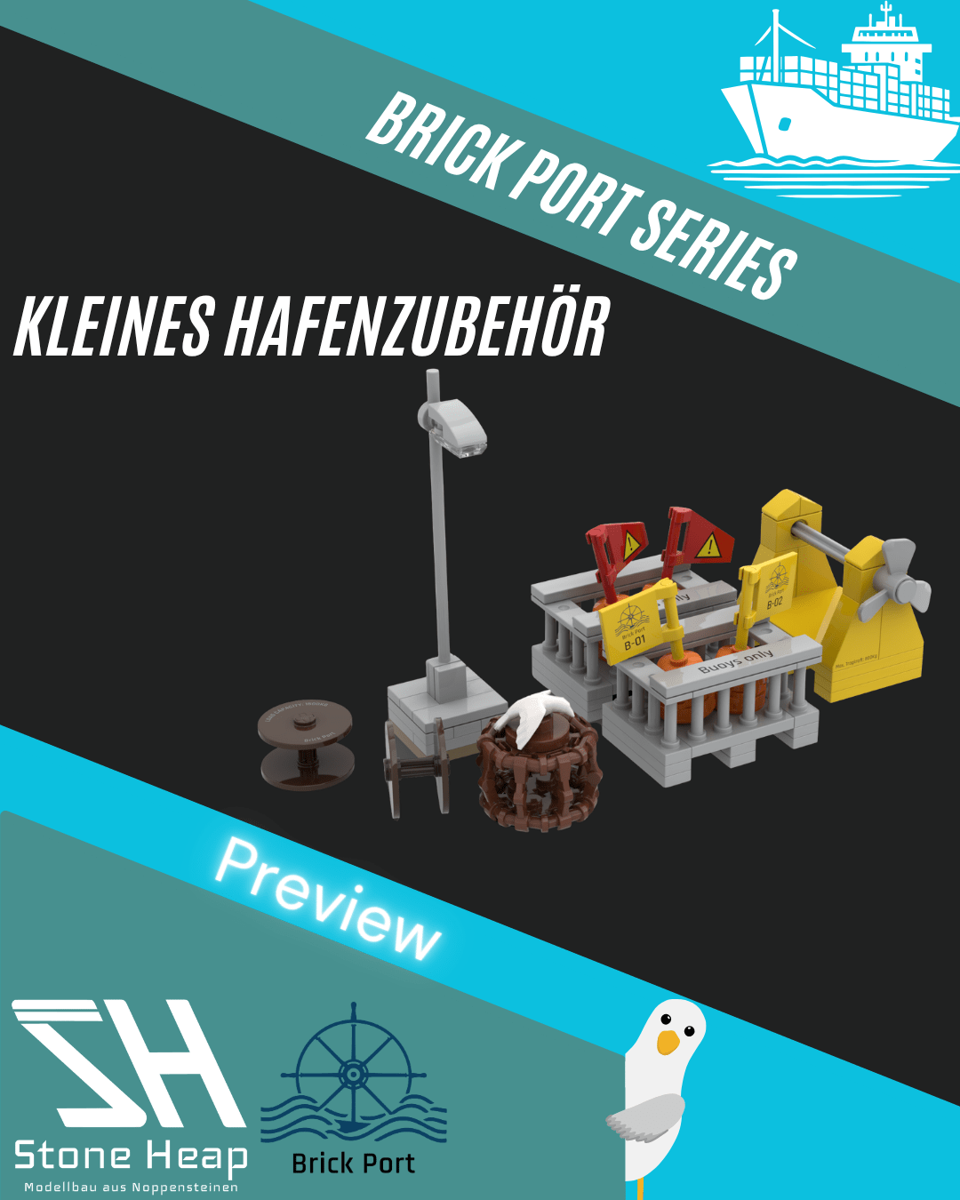 Kleines Hafenzubehör