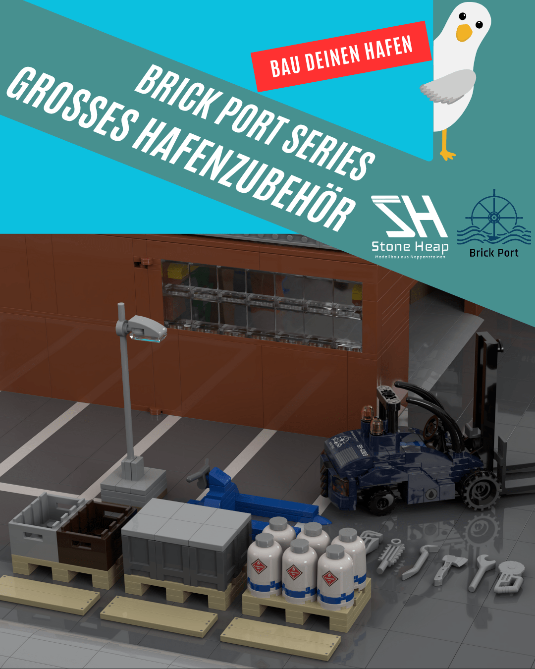 Großes Hafenzubehör