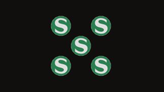 2x2 Tile (Fliese) S-Bahn Logo