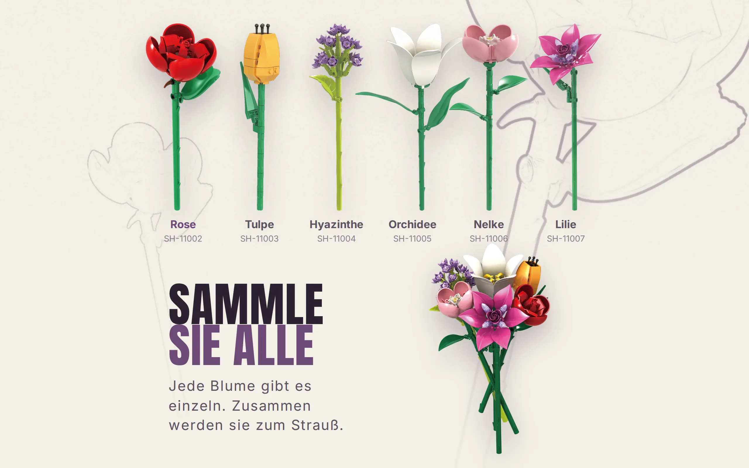 Einzelblume Nelke – Bild 5