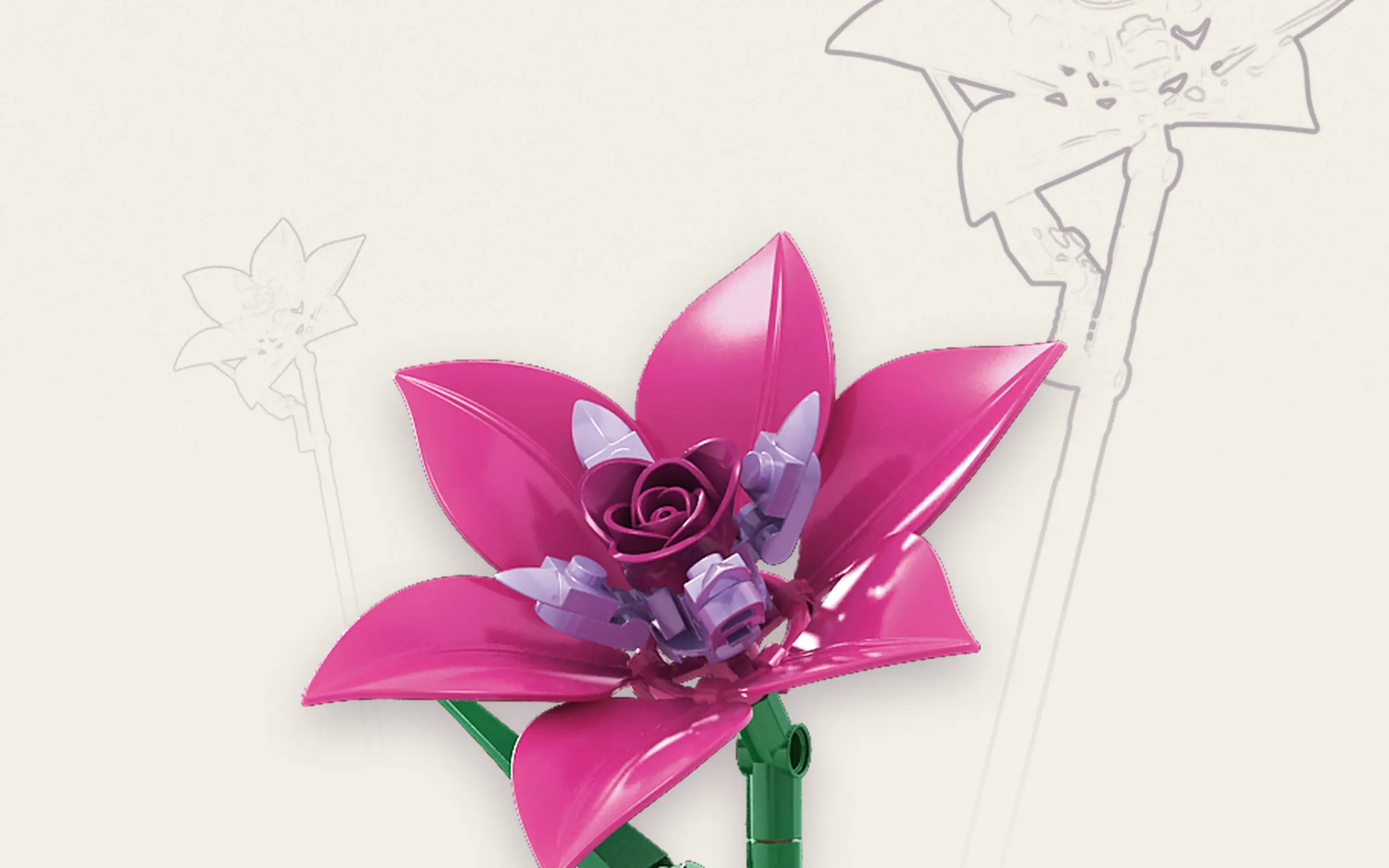 Einzelblume Lilie – Bild 4